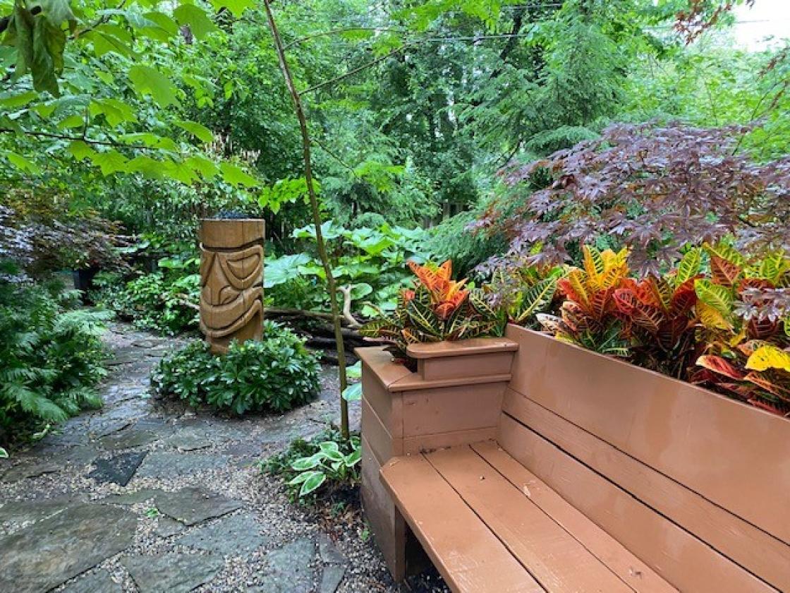 Photograph of one of the Garden Walk sites.